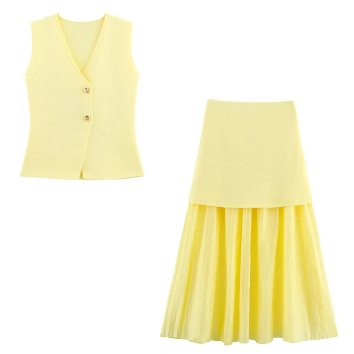 Nova - Sleek Knit Vest.