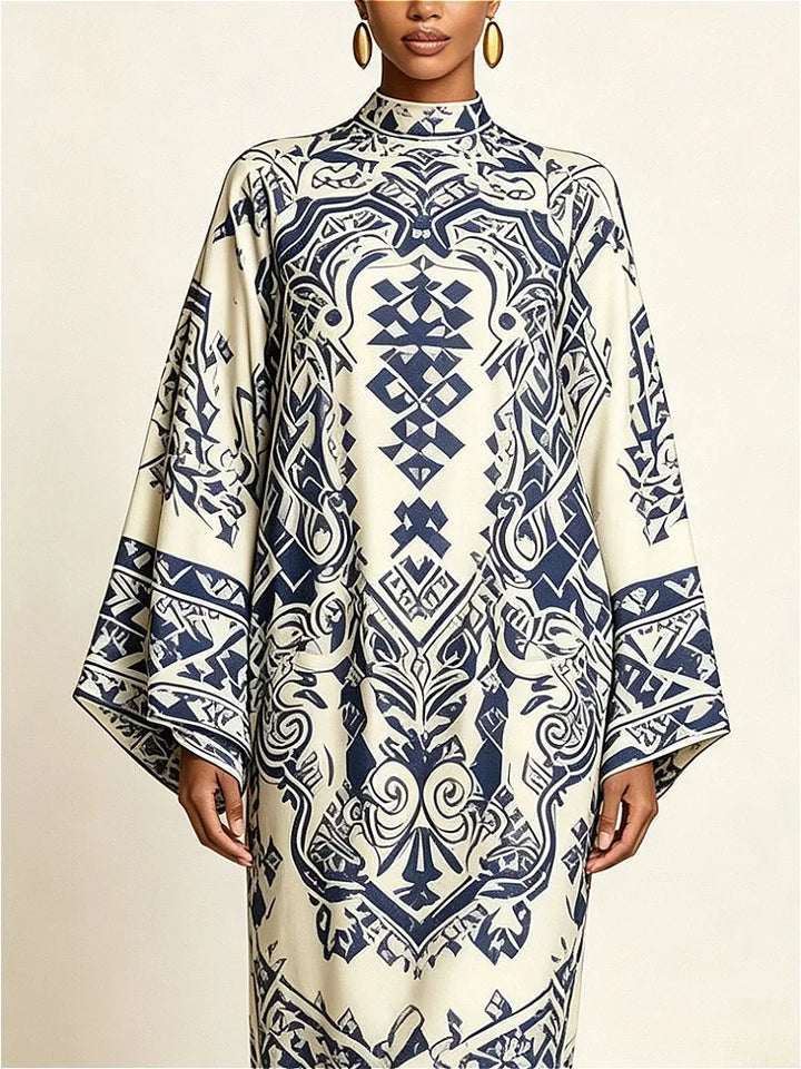 Brynn - Fluid Geometric Dress