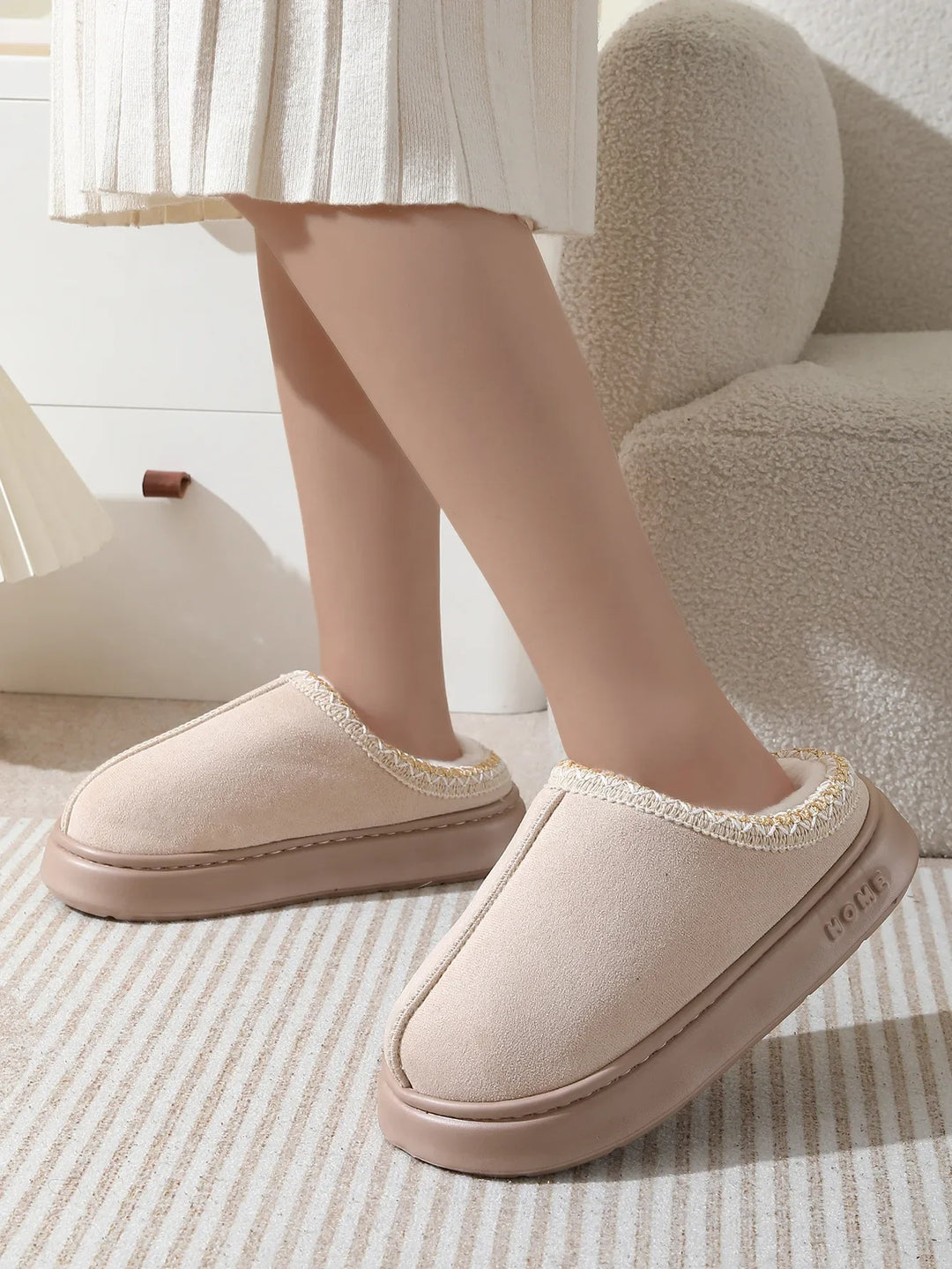 Deborah - Plush Velvet Slippers