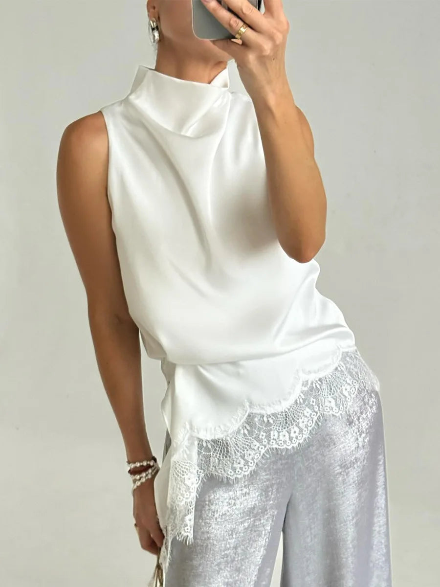 Rebecca - Fluid Lace Blouse
