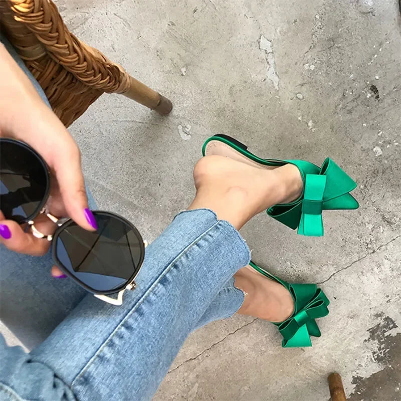 Addison - Sleek Satin Sandals