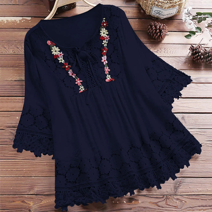 Priscilla - Elegant Lace Blouse