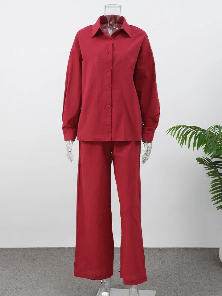 Indira - Soft Linen Blouse