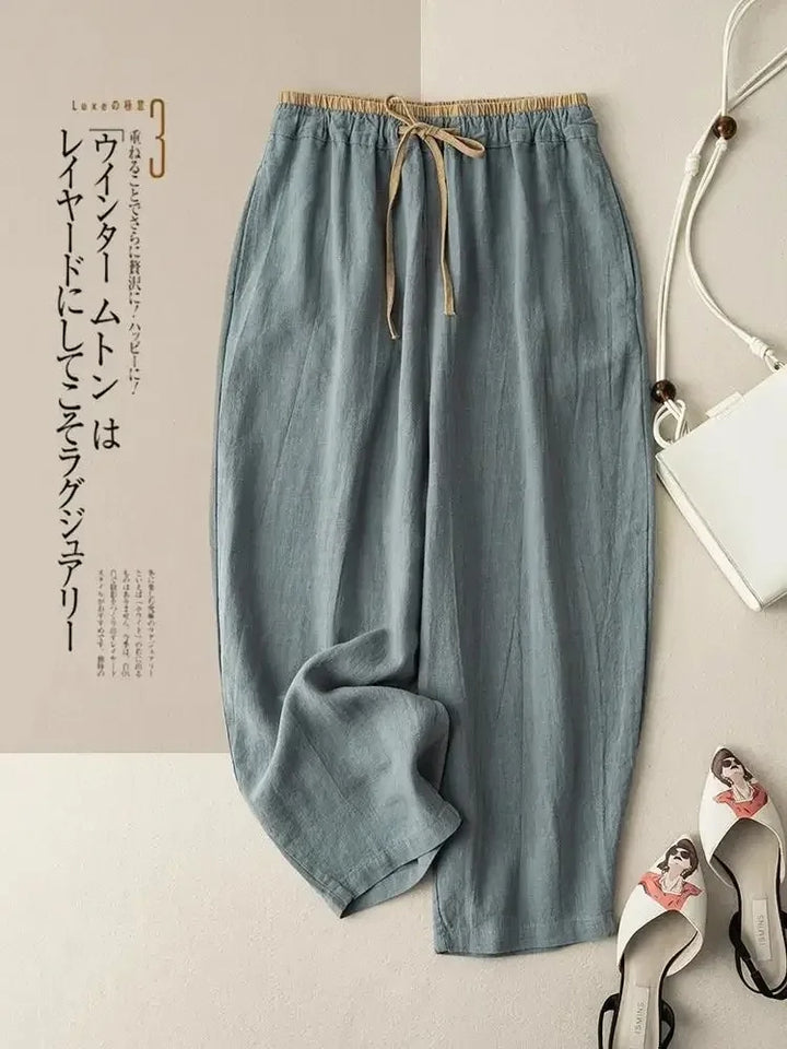 Talia - Soft Linen Harem Pants