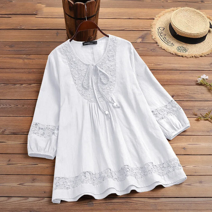 Delaney - Airy Lace Blouse