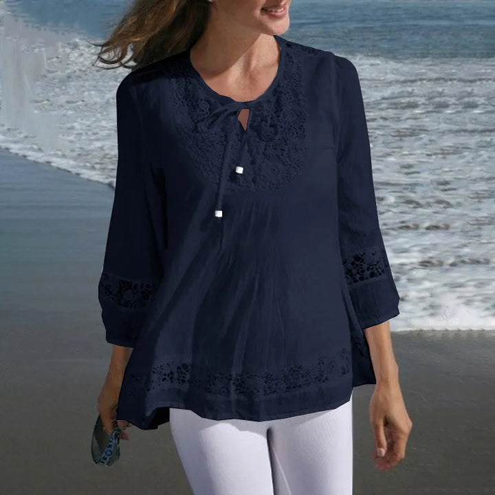 Delaney - Airy Lace Blouse