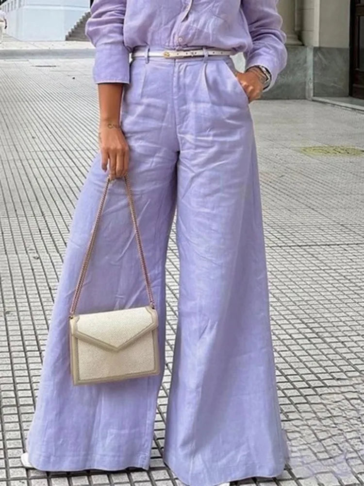 Odette - Elegant Linen Pants