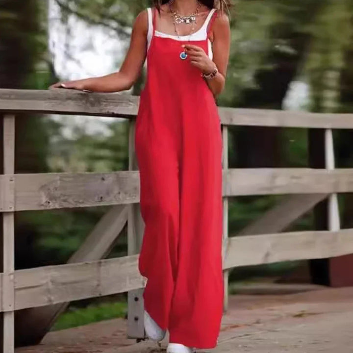 Tiffany - Breezy Fabric Jumpsuit