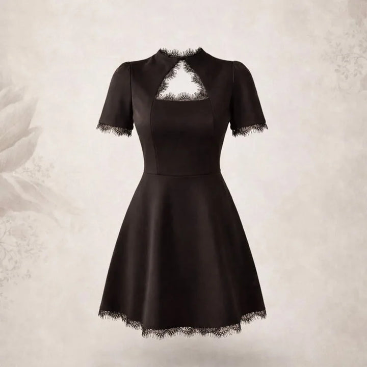 Talia - Sleek Lace Mini Dress