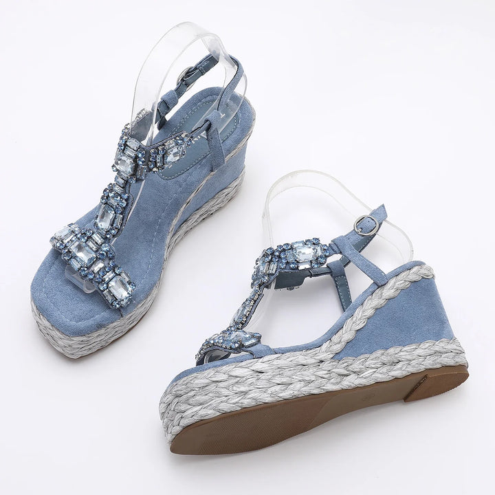 Emily - Luxe Velvet Sandals