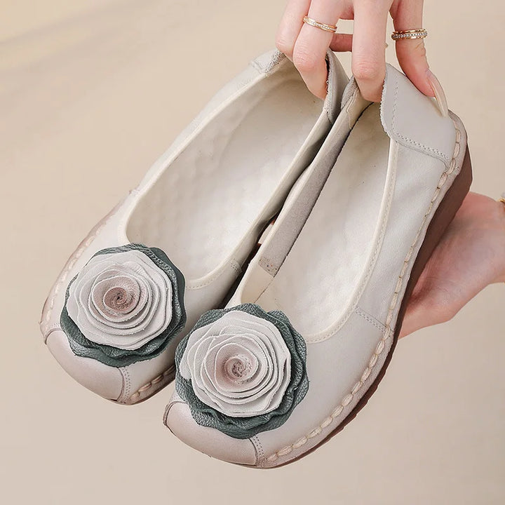 Miranda - Plush Floral Sandal