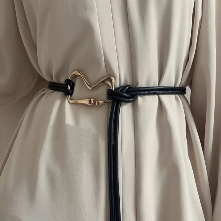 Paige - Sleek Leather Waist Belt