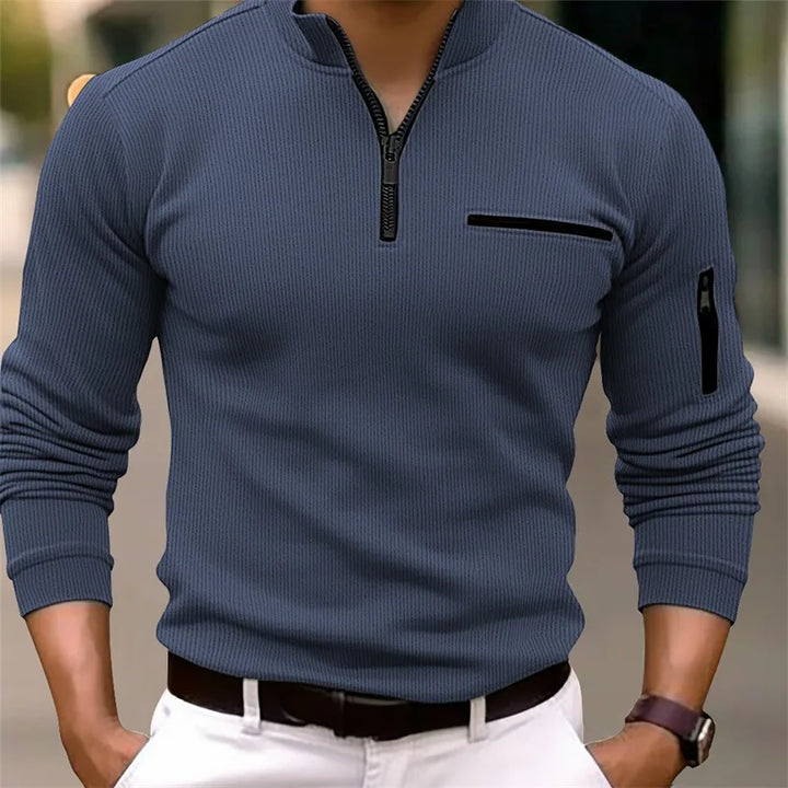 Bram - Sleek Ribbed Polo