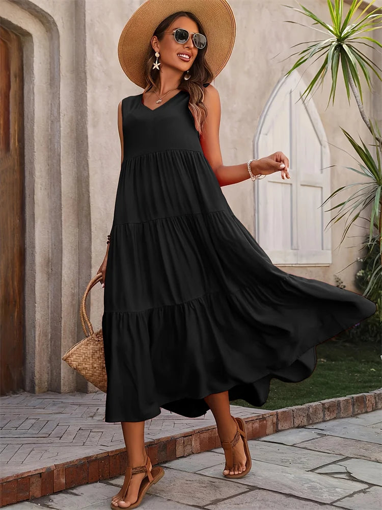 Lily - Breezy Cotton Maxi Dress