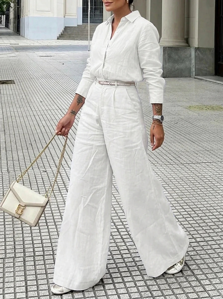 Odette - Elegant Linen Pants