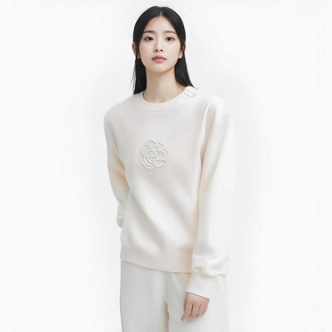 Meredith - Cozy Floral Sweater