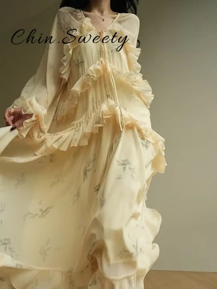 Delilah - Airy Ruffled Dress