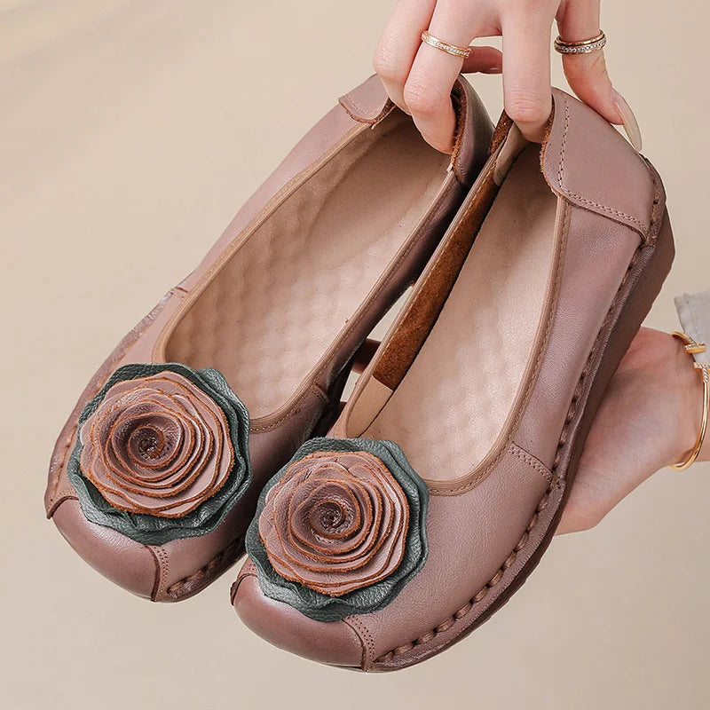 Miranda - Plush Floral Sandal