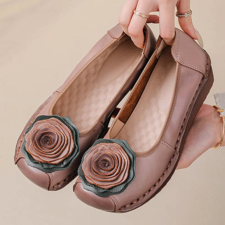 Miranda - Plush Floral Sandal