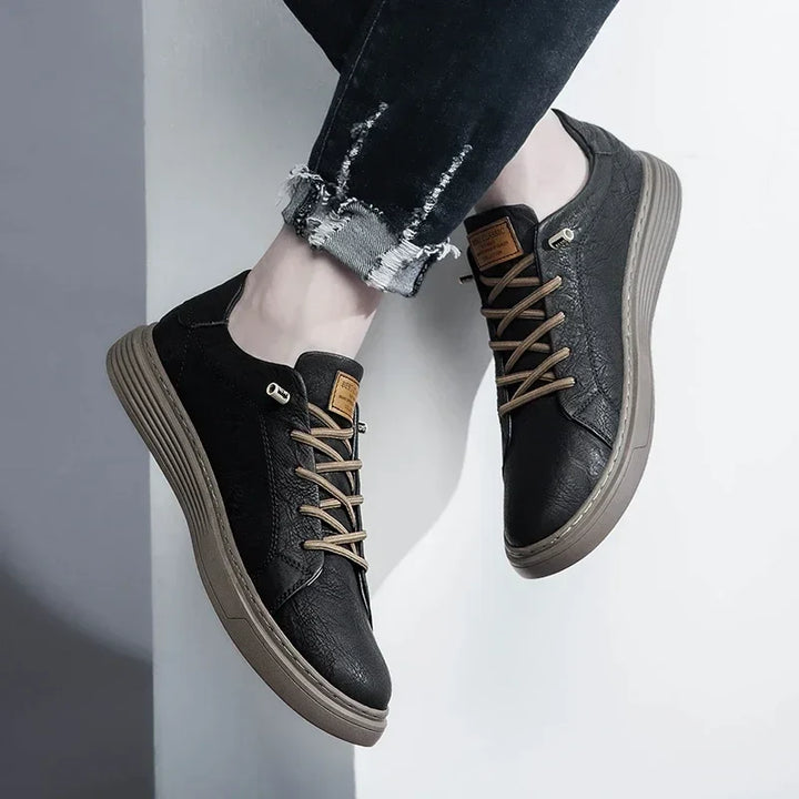 Xavien - Sturdy Leather Sneakers