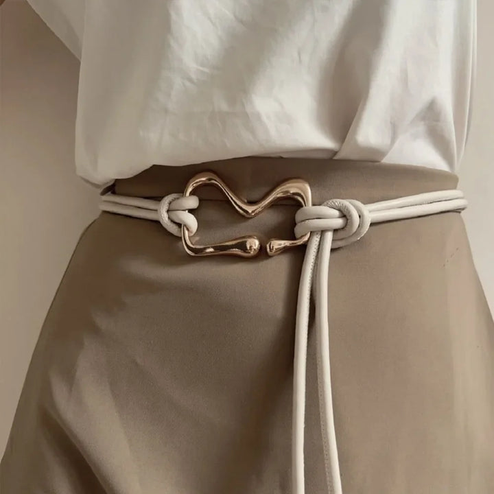 Paige - Sleek Leather Waist Belt