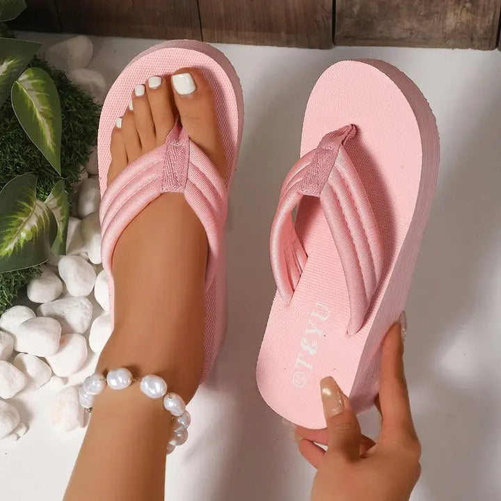 Gracie - Plush Platform Sandal