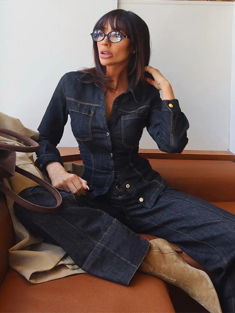 Victory - Sleek Denim Jacket