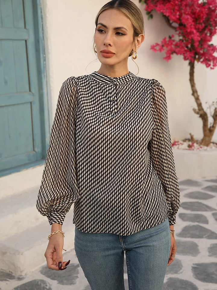Yesenia - Airy Sheer Blouse