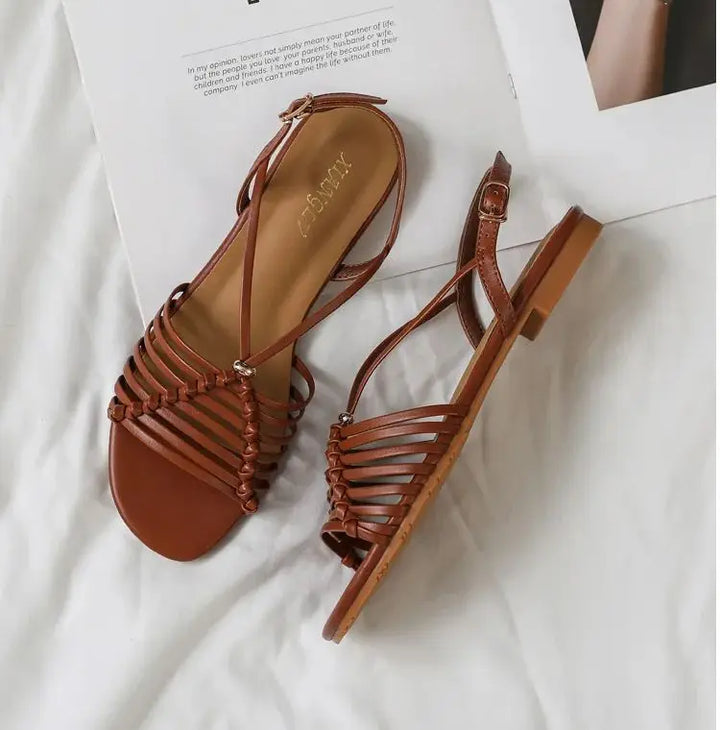 Greta - Elegant Leather Sandals