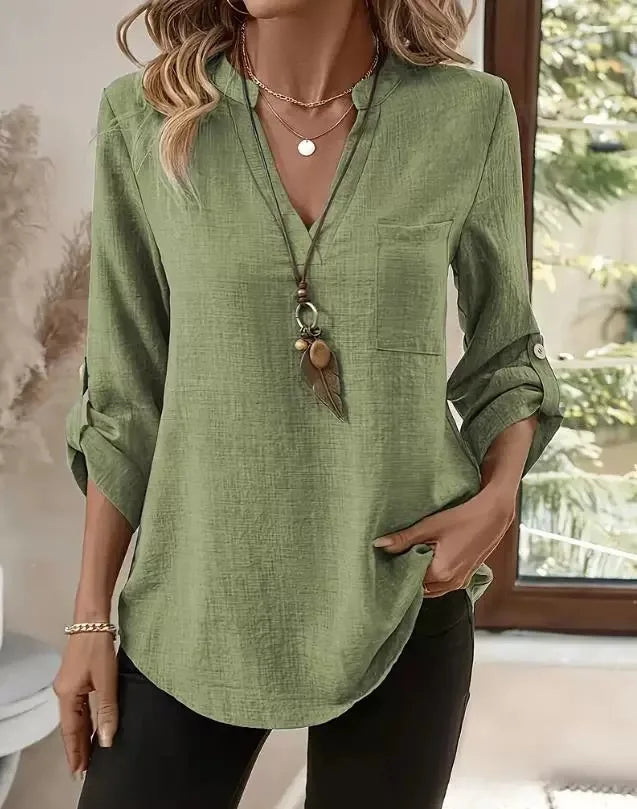 Luna - Relaxed Textured Blouse