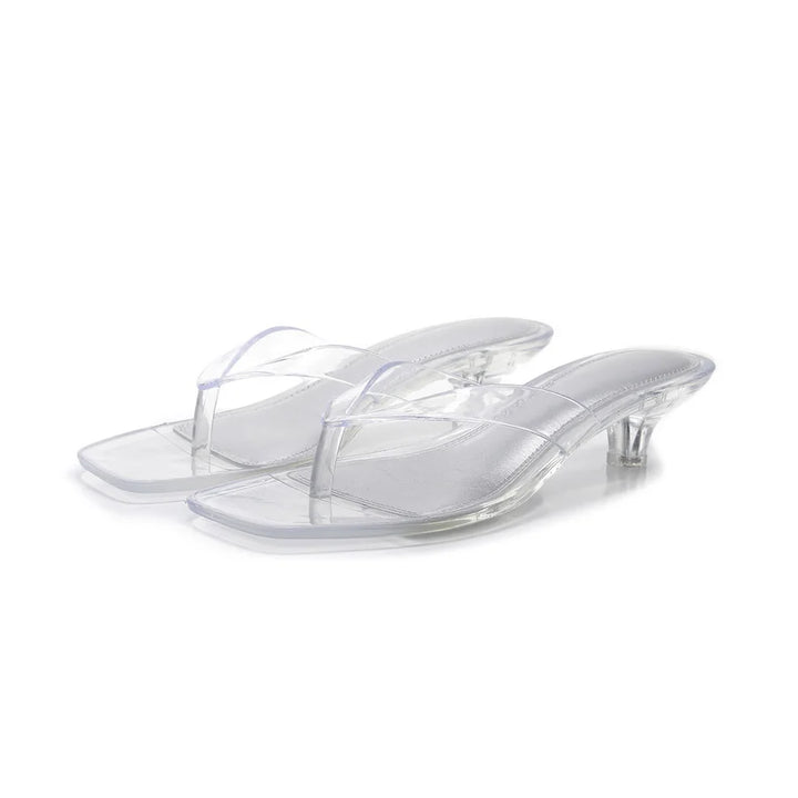 Brooke - Sleek Transparent Sandals
