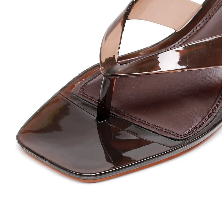 Brooke - Sleek Transparent Sandals