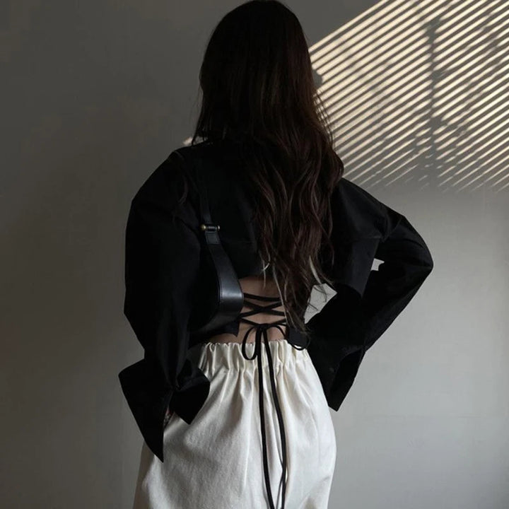Gemma - Sleek Satin Blouse
