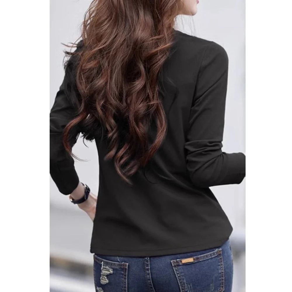 Ireland - Silky V-Neck Blouse