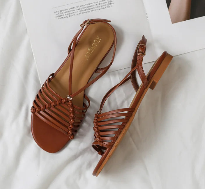 Greta - Elegant Leather Sandals