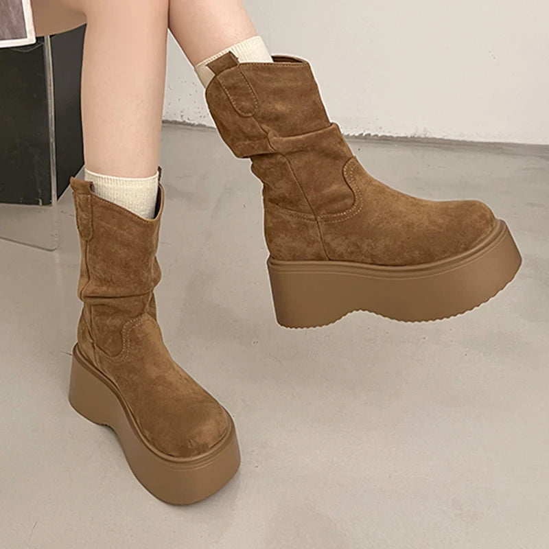 Zelda - Soft Suede Boots