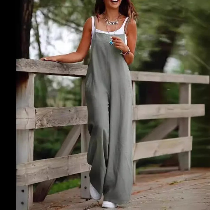 Tiffany - Breezy Fabric Jumpsuit