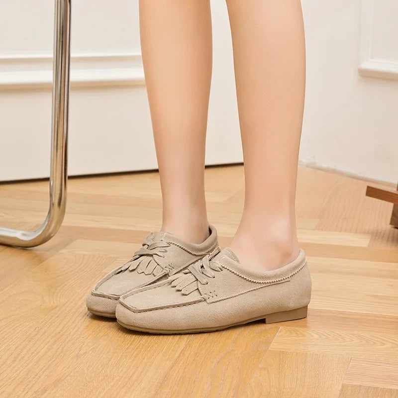 Farrah - Soft Suede Flats