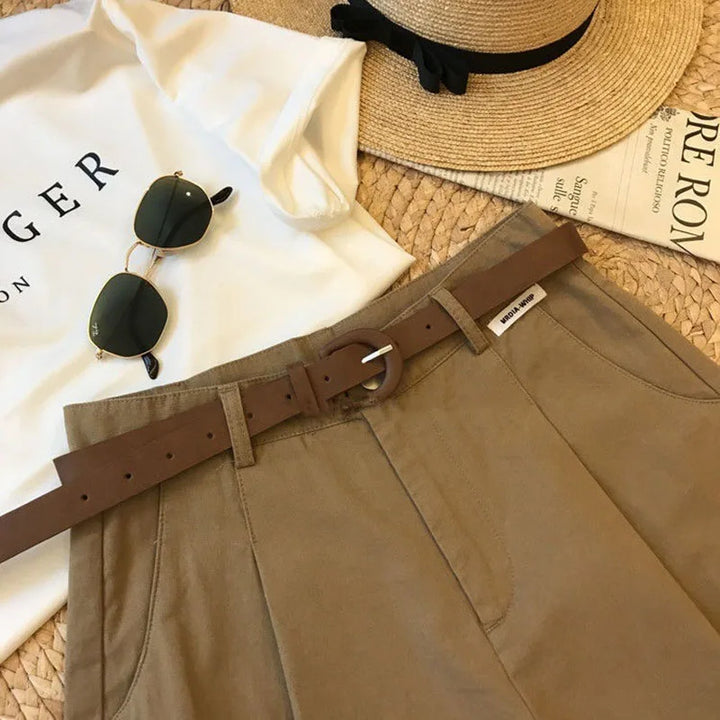 Unice - Elegant Cotton Shorts