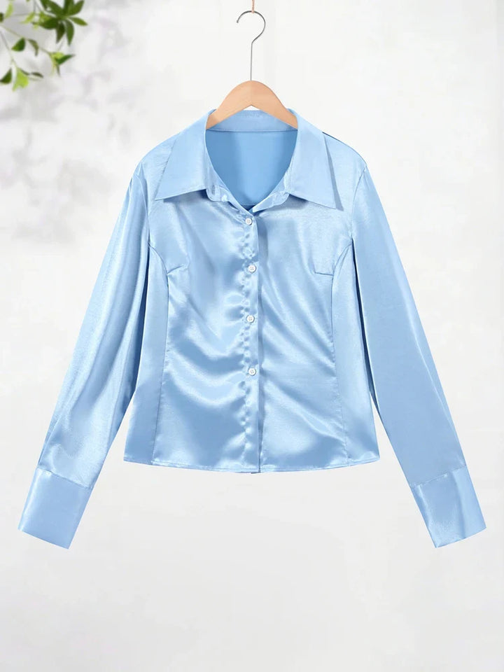 Molly - Luxe Satin Blouse