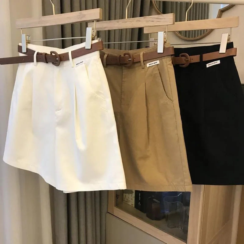 Unice - Elegant Cotton Shorts