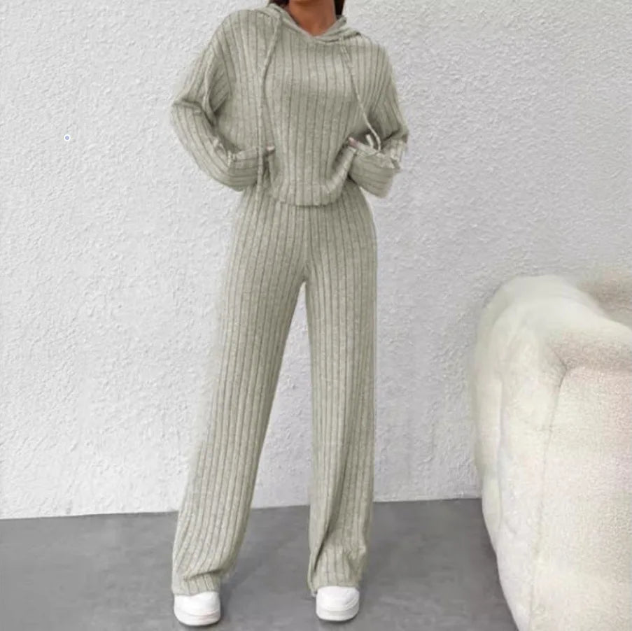 Gina - Cozy Knit Hoodie