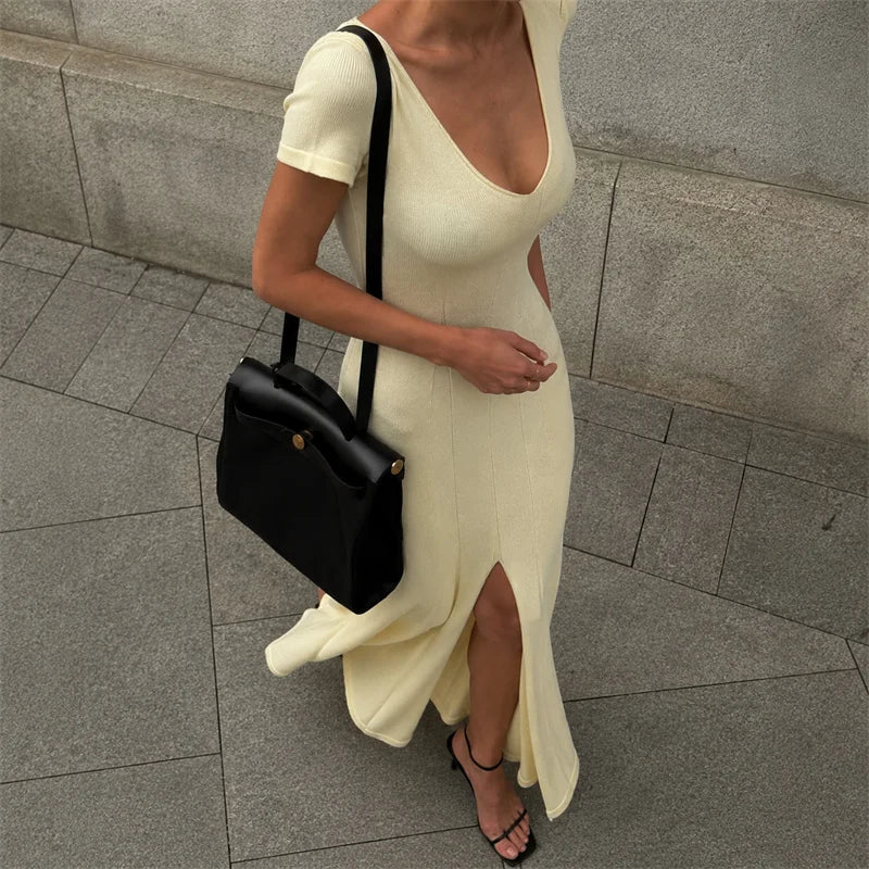 Nina - Soft Fluid Maxi Dress