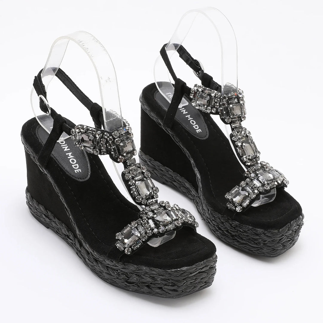 Emily - Luxe Velvet Sandals