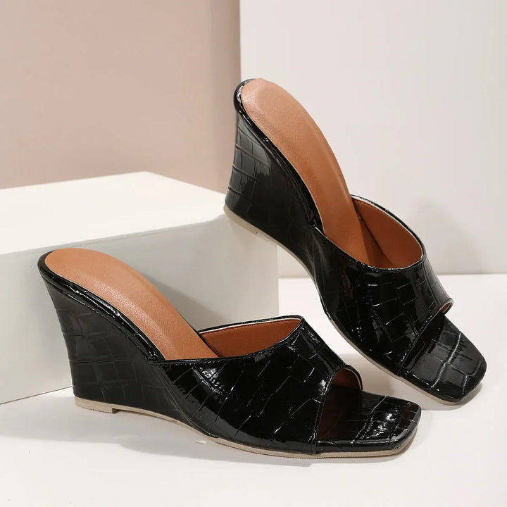 Melody - Sleek Wedge Sandals