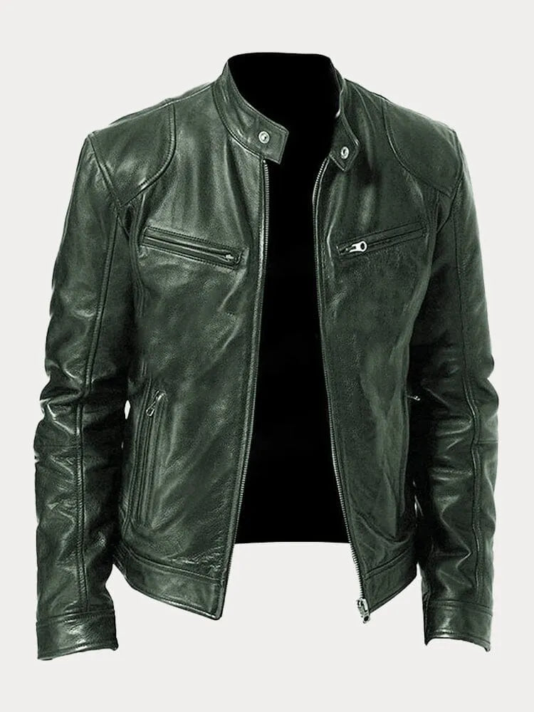 Clayton - Sleek Leather Jacket