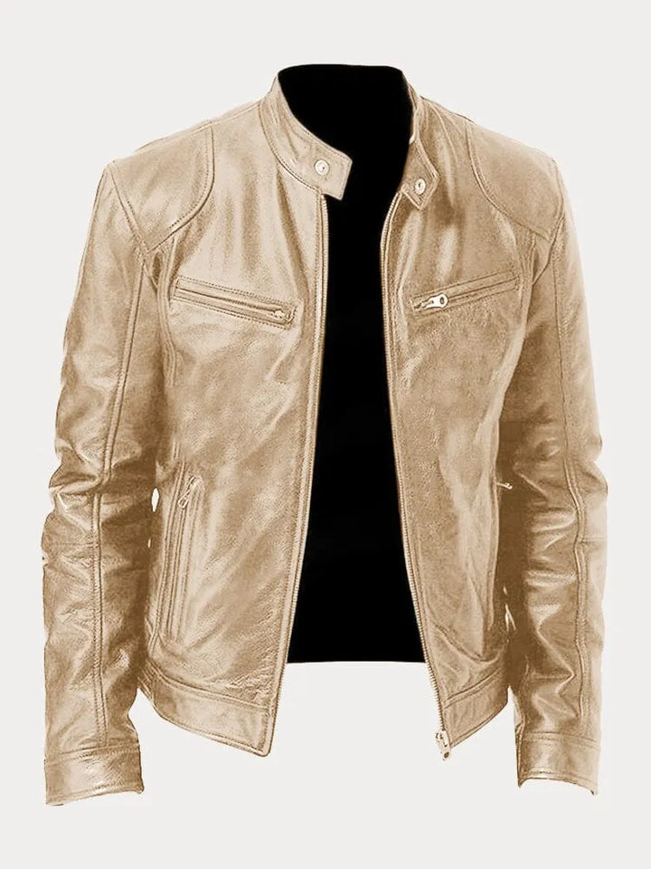 Clayton - Sleek Leather Jacket