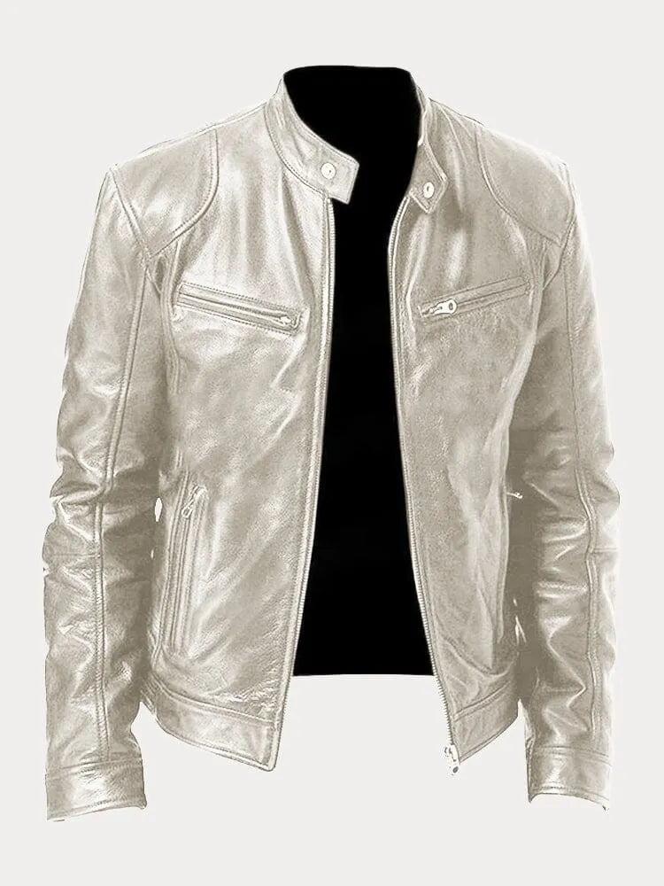 Clayton - Sleek Leather Jacket