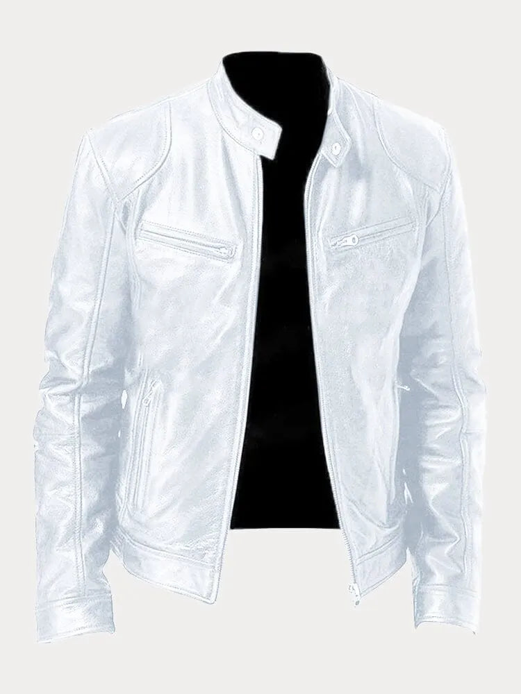 Clayton - Sleek Leather Jacket