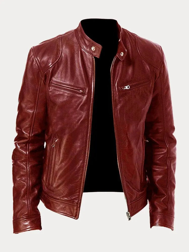 Clayton - Sleek Leather Jacket